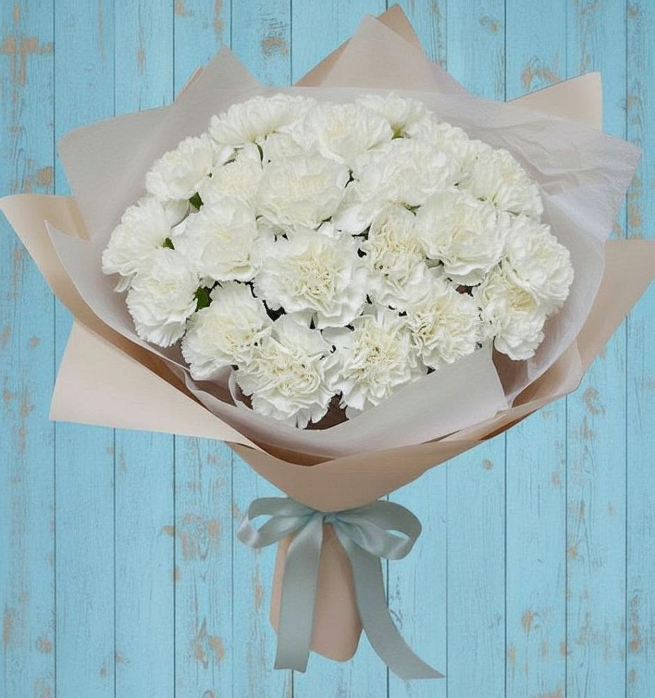 Букет цветов из: Гвоздики в Нижней Туре