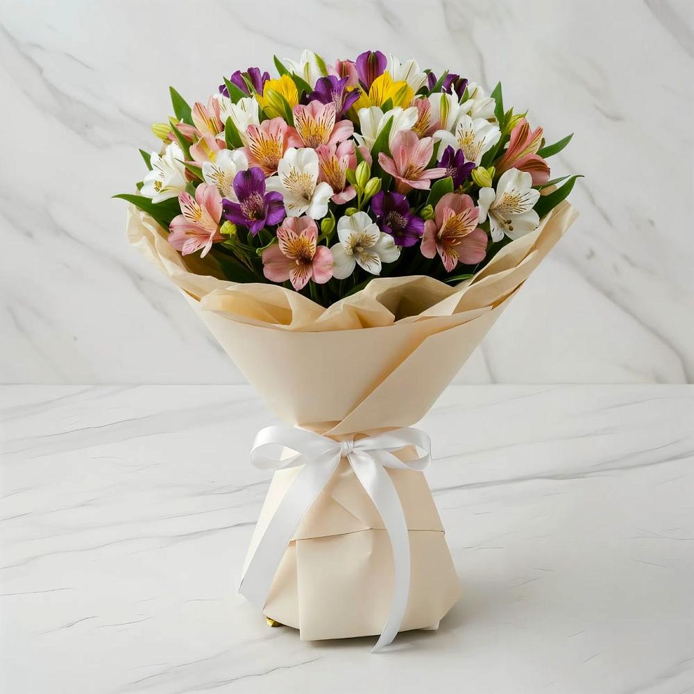 Букет цветов из: Альстромерии в Нижней Туре