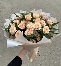 Букет Кремовые розы Латте в Нижней Туре