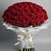 Букет 101 Красная роза Блэк Мэджик в Нижней Туре
