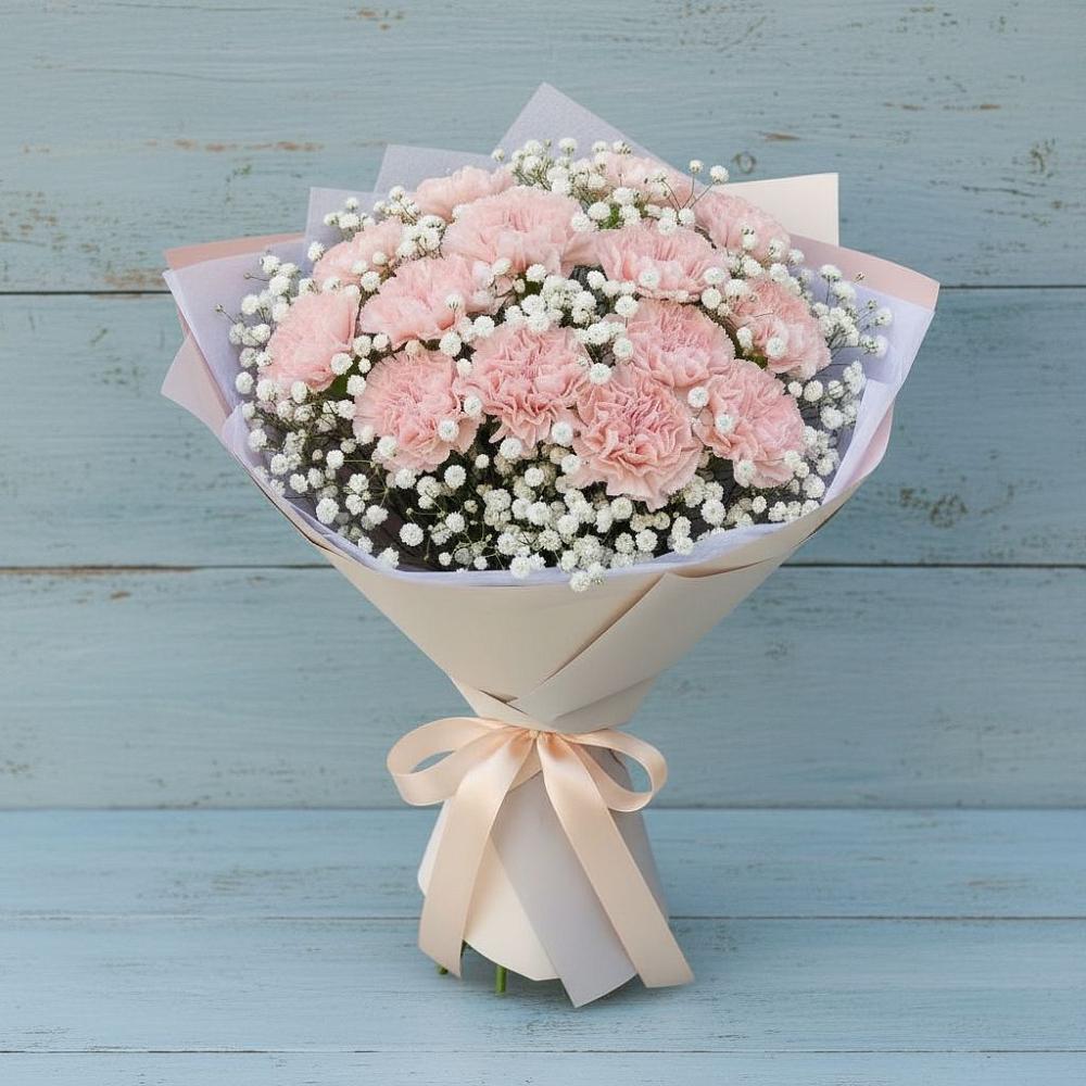 Букет цветов из: Гвоздики в Нижней Туре