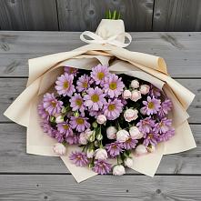 Букет цветов из:  Розы и Хризантемы в Нижней Туре