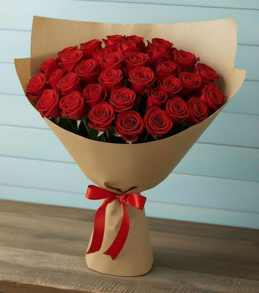 Букет Красные розы Милано в Нижней Туре