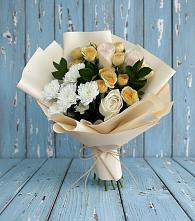 Букет цветов из:  Розы и Хризантемы в Нижней Туре