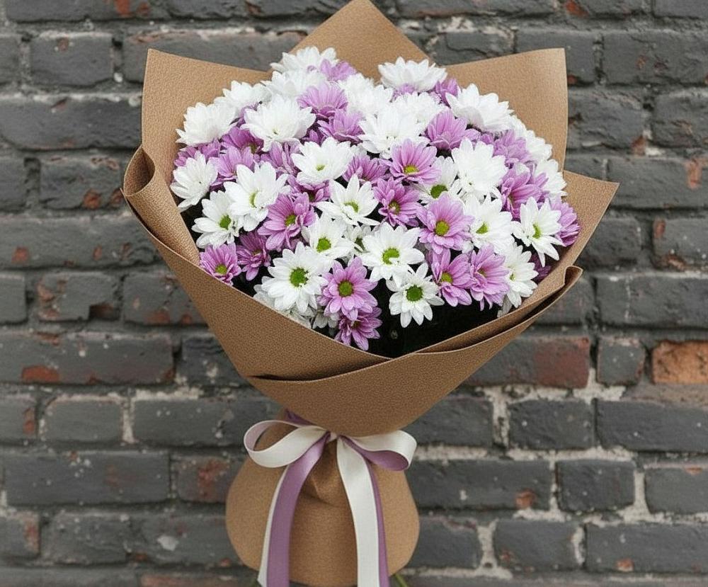 Букет цветов из: Хризантемы в Нижней Туре
