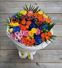 Букет цветов из:  Розы и Хризантемы #REPLACE_PRED# Нижней Туре