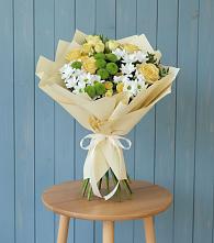 Букет цветов из:  Хризантемы и Розы в Нижней Туре