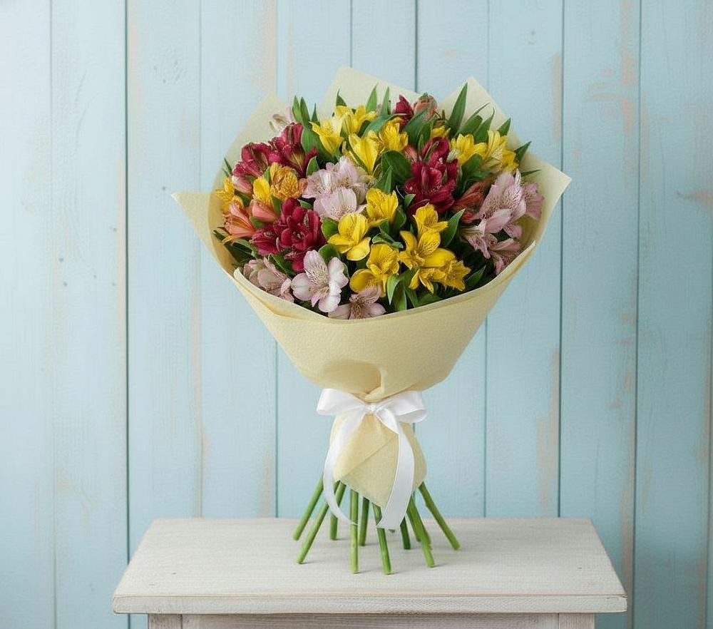 Букет цветов из: Альстромерии в Нижней Туре