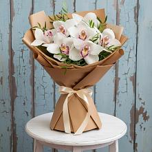 Букет цветов из:  Орхидеи и Розы #REPLACE_PRED# Нижней Туре